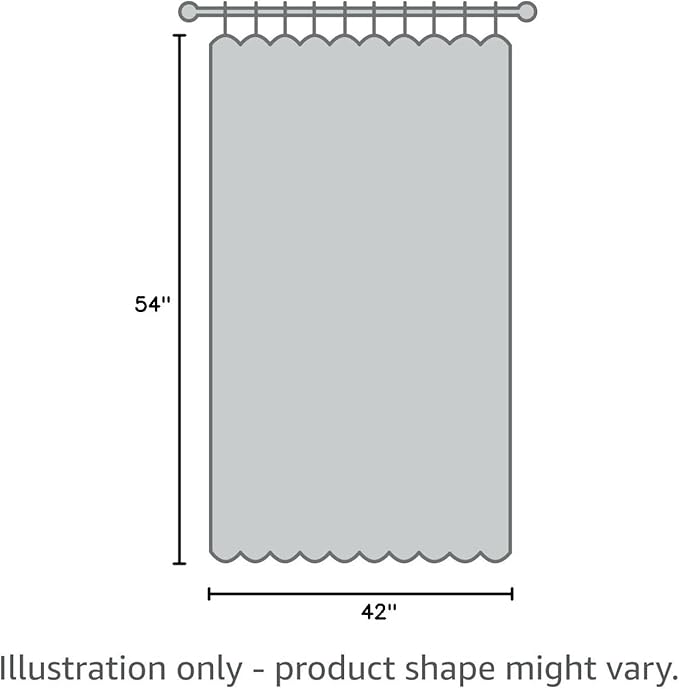BGment Sage Green Curtains 54 Inch Length for Short Window - Thermal Insulated Blackout Drapes with Rod Pocket for Bedroom Bathroom Basement Living Room, 42 x 54 Inch, 2 Panels