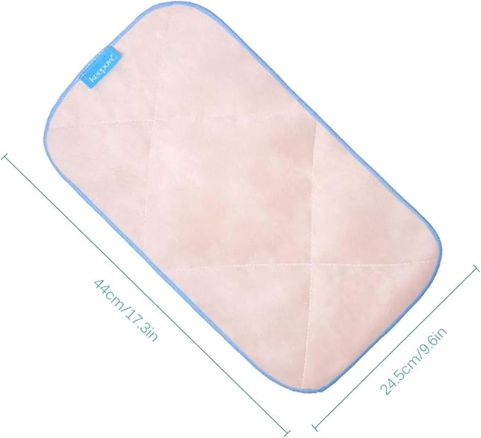KEEPOW Microfiber Cleaning Cloth Compatible with MR.SIGA Professional Microfiber Mop for Hardwood, Wet & Dry Mopping Pads for Floor Cleaning, Pack of 3