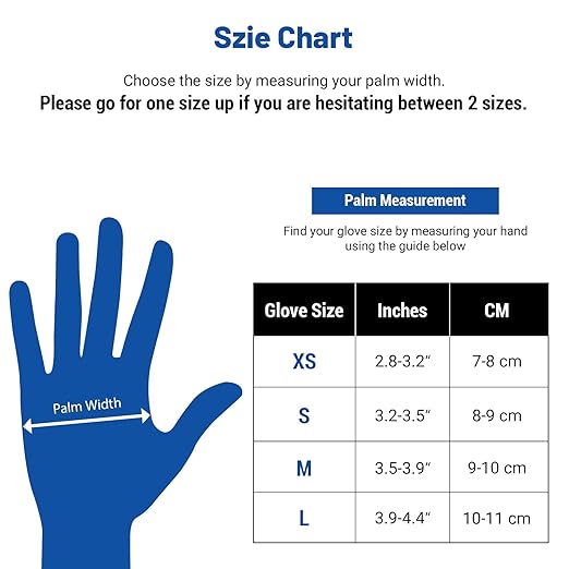 JMU Nitrile Gloves Small Bulk 4000 Count, 3.5 Mil Disposable Gloves Latex-Free, Violet Blue