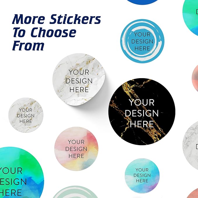 100 Custom Vinyl Stickers - Upload Your own Image, Text, Design, Logo - Personalized Logo Labels for Handmade, Packaging, Bottle, Jars, Candle, Brand Stickers (Gray, 4x4)