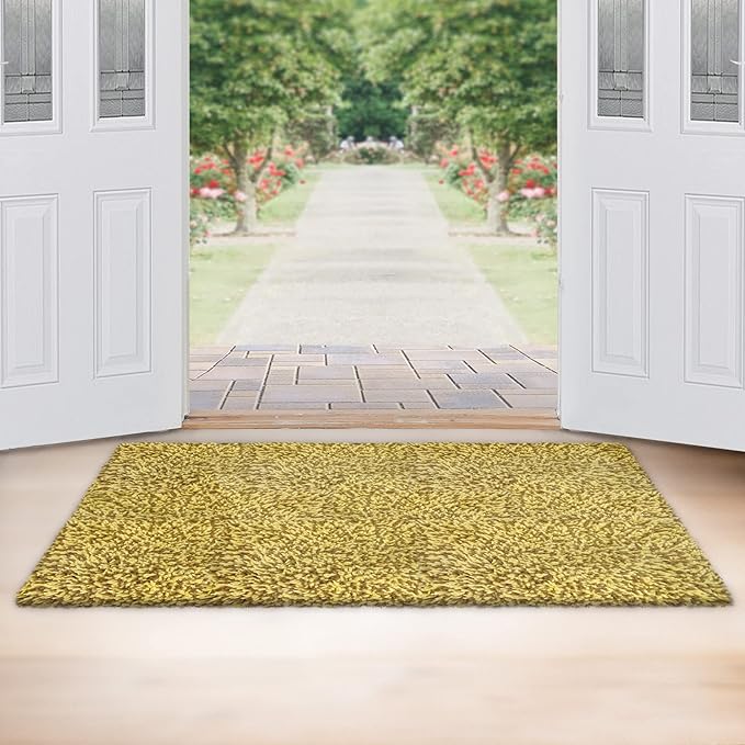 Premium Microfiber Indoor Door Mat – 24"x36" Washable Entry Mat, Non-Slip, Waterproof Backing, Super Absorbent, Low Profile Entryway Doormat for Indoor Entrance