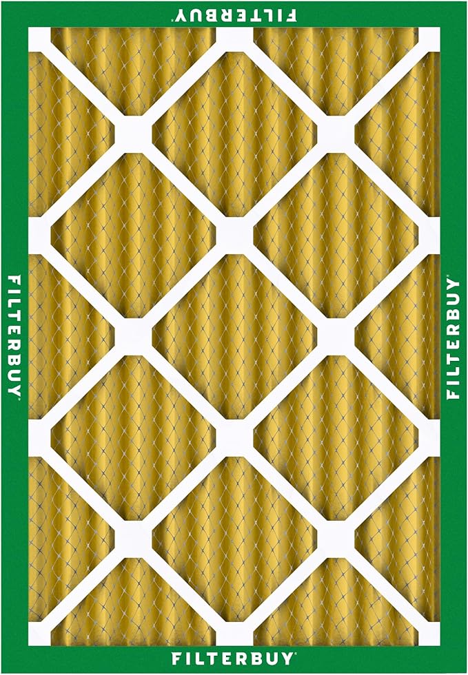 Filterbuy 28x30x2 Air Filter MERV 11 (MPR 1200) Allergen Defense Replacement (4-Pack), Electrostatic Pleated HVAC AC Furnace Filters, Made in USA (Actual Size: 27.75 x 29.75 x 1.75)