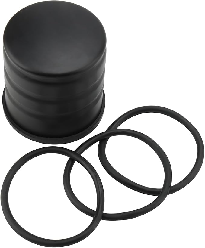 KINJOEK 4 PCS Heavy Duty No Drill Door Stopper, Stainless Steel Door Stop, Surrounded with Protective Rubber Bands Anti-Slip Door Wedge for Office, Home, Garage, Laundry Door, Black