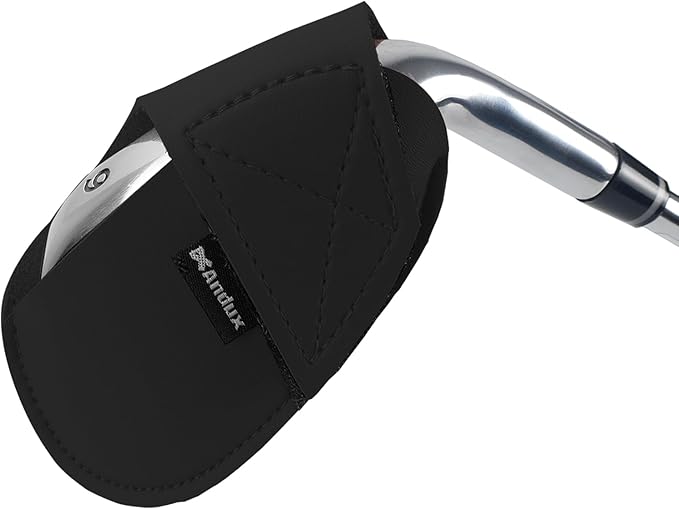 Andux 10Pack PU Golf Irons Club Head Covers Pouch Holder MT/PU03