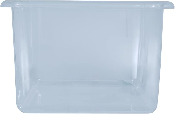 Wood Designs Cubby Storage Bin, Heavy Duty Plastic Containers for Kids Translucent Clear Cubby Tray Set of 20