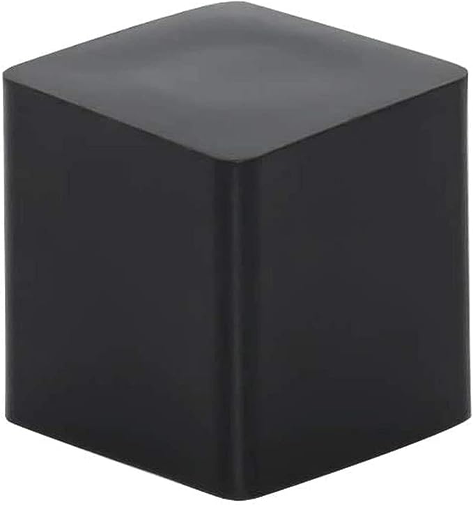 Still Awake 16 Pcs Black Square Anti-Slip Rubber Leg Tips Chair Leg Caps Furniture Floor Protectors Chair Table Bar Stool Leg Covers Furniture Leg Cube Feet 0.79 Inch x 0.79 Inch (20 x 20mm)