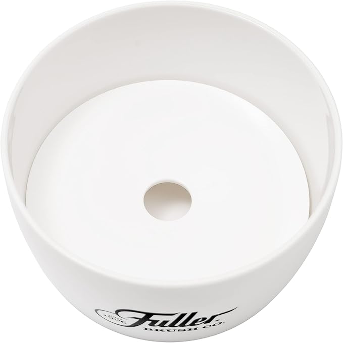 Fuller Brush Handy Holder with Drain Rack – Small Sink Caddy for Organizing Cleaning Sponges & Tools – Removable Drain Tray, Dishwasher Safe – White