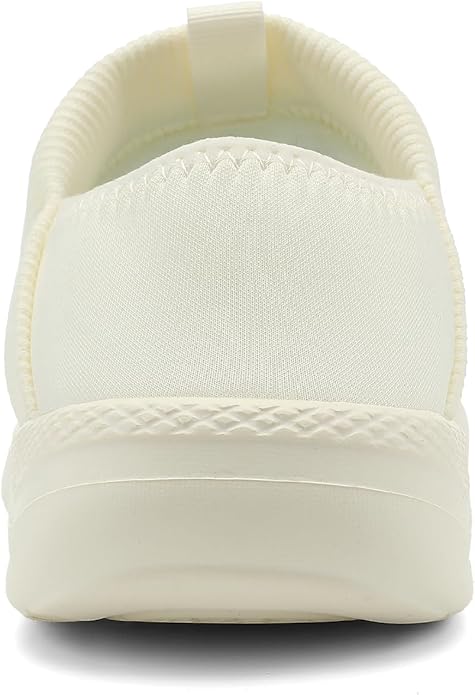 KUBUA Slippers for Men and Womens Indoor House Shoes Plush Slip on Outdoor Garden Loafers