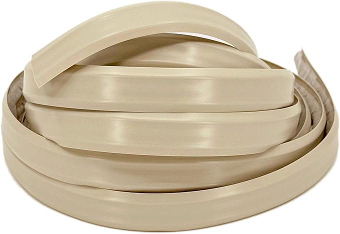 InstaTrim New & Improved Caulk Trim -10ft Ivory 3/4" Wide Caulk Tape - Adhesive Trim with Many Uses Including Caulking for Bathroom, Sinks, and Windows - Made in USA