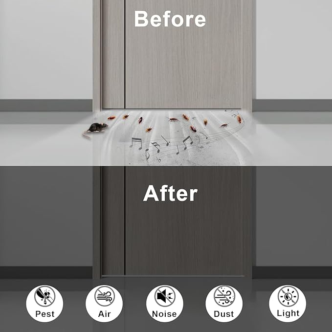 Weather Stripping Door Seal Strip, Strong Adhesive Doors and Windows Insulation Soundproof Weatherproof Foam Tape for Sliding Door, Front Door Frame, Window, Lightproof(3/4 In x 3/4 In x 13Ft)