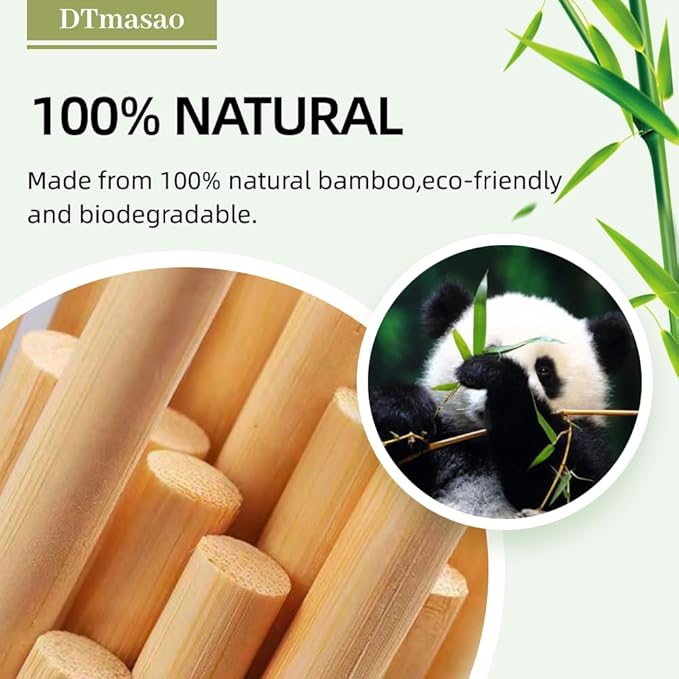 1/2 x 36 Inch 25 PCS Dowel Rods Wood Sticks Wooden Dowel Rods - Unfinished Bamboo Sticks - for Crafts and DIYers
