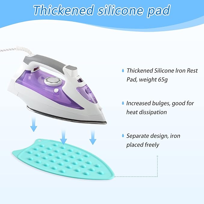 Ironing Mat Portable Ironing Pad Ironing Blanket for Table Top Heat Resistance Double-Side Using Travel Large 47.2 x 27.6 Inch Foldable Lightweight Colorful Butterfly