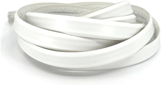 InstaTrim White New & Improved Caulk Trim, 1/2" by 10', Flexible, Water Resistant for Bathroom, Floors, and Walls | Easy Installation | No Mess, Stain Resistant