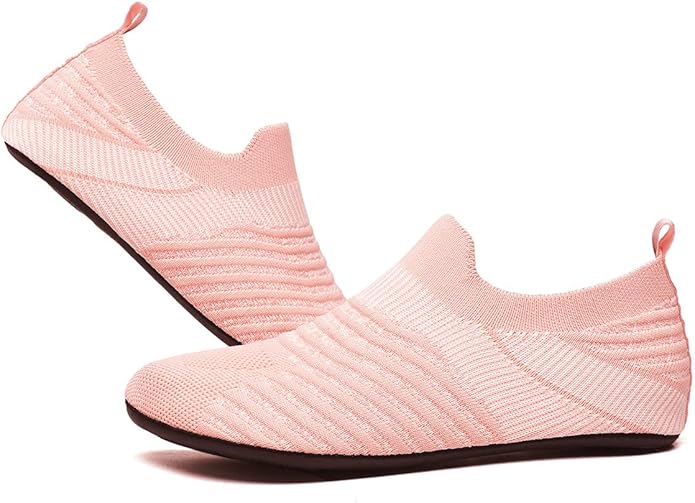 Adult Indoor House Slippers Socks Lightweight Non Slip Grip House Home Shoes for Women Men
