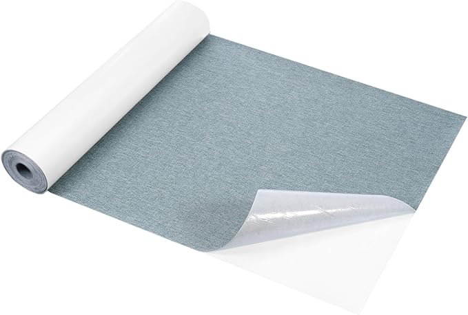 Repair Patches Repair Tape Self-Adhesive DIY Repair Patch Linen Gear Patch for Sofa, Furniture, Chair, Clothing,Tents,17x158 Inch,Deep Blue