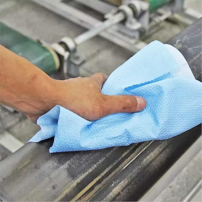 LAUCO PrepWipe Heavy Duty Cleaning Towels, Lint Free Industrial Paper Towels - Disposable Pack of 300 Sheets 10"x14" (4 Boxes)