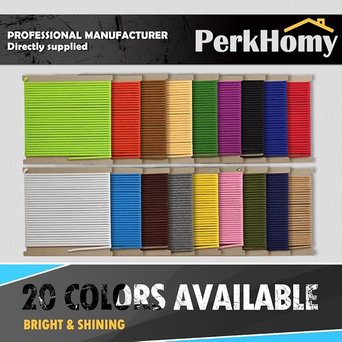 PerkHomy 500lb Cotton Rope 3/16" (5mm) 50 ft Multi Purpose Utility Diamond Braided Cord, Natural Cotton for Clothes Line Camping Crafting Flag Pole, Natural White