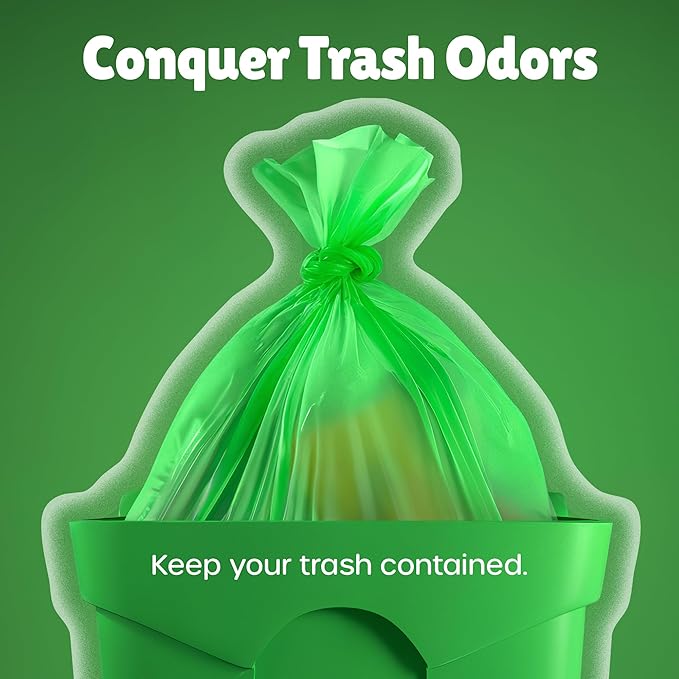 FORID Small Bathroom Trash Bags - 2.6 Gallon Colored Garbage 250 Bags 10 Liter Unscented Waste Can Liners Wastebasket Liner For Home Office (2-3 Gal) - Durable & Thick Trash Bag Multi Colored