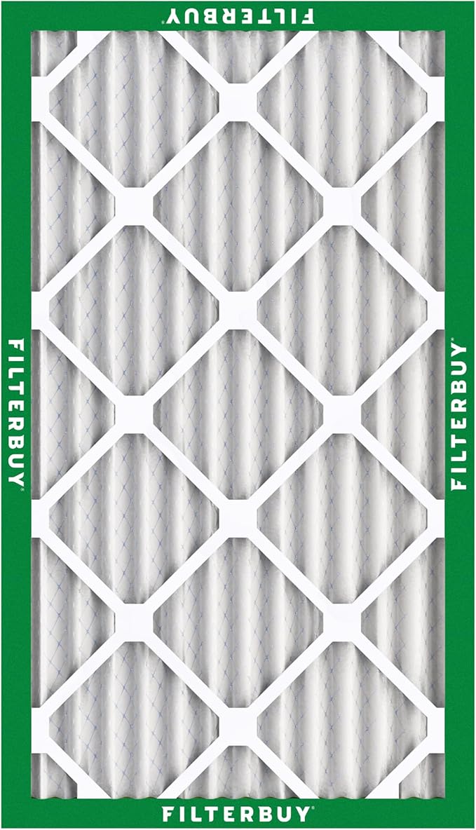 Filterbuy 20x36x2 Air Filter MERV 8 (MPR 700) Dust Defense Replacement (6-Pack), Electrostatic Pleated HVAC AC Furnace Filters, Made in USA (Actual Size: 19.50 x 35.50 x 1.75)