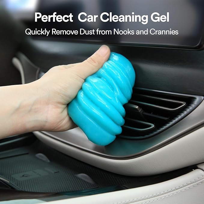 PULIDIKI Car Cleaning Gel Car Clean Putty, Universal Car Interior Cleaner Slime, Perfect Cleaning Kit Supplies, Auto Detailing Tools Accessories, Dust Remover Gifts for Men Women