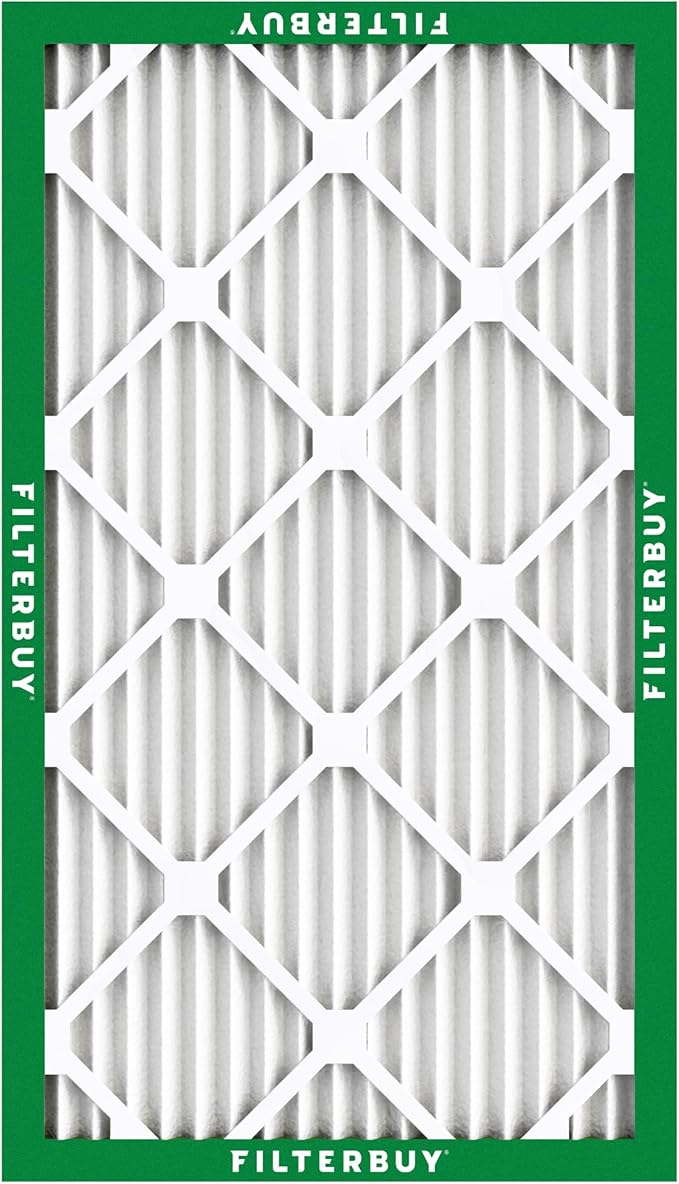 Filterbuy 20x36x1 Air Filter MERV 8 (MPR 700) Dust Defense Replacement (6-Pack), Electrostatic Pleated HVAC AC Furnace Filters, Made in USA (Actual Size: 19.75 x 35.75 x 0.75)