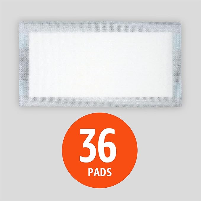 Amazon Basics Floor Mopping Pads, Fits Swiffer WetJet Mopping Systems, 36 Count (Pack of 1)