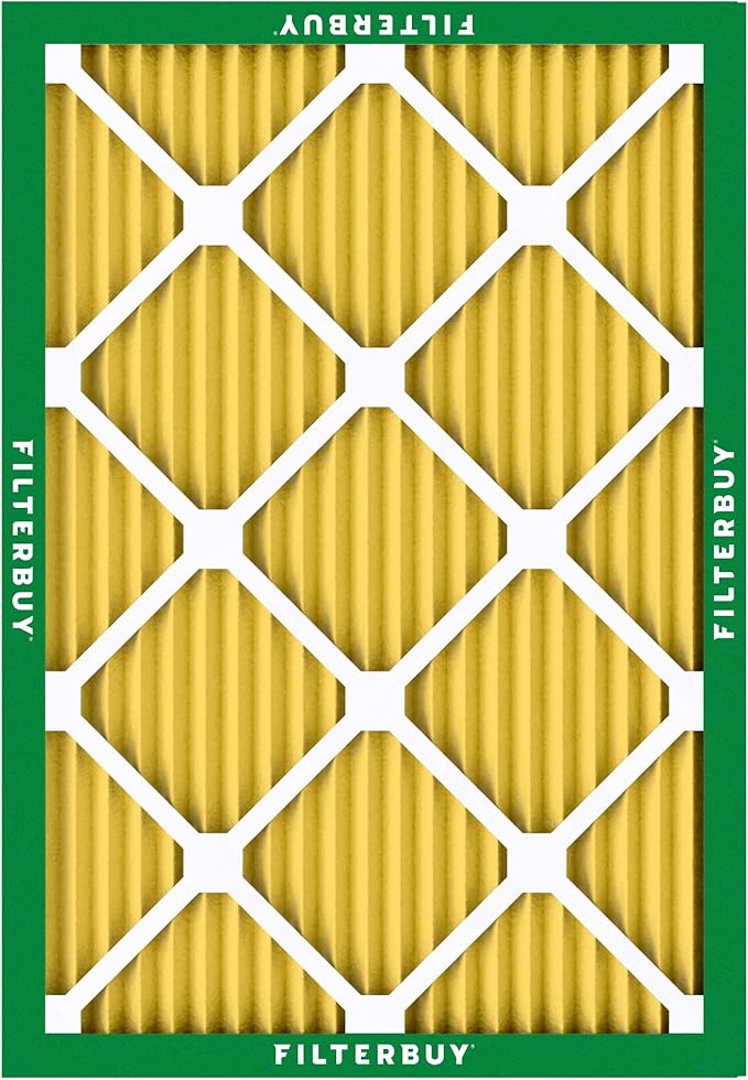 Filterbuy 21x23x1 Air Filter MERV 11 (MPR 1200) Allergen Defense Replacement (4-Pack), Electrostatic Pleated HVAC AC Furnace Filters, Made in USA (Actual Size: 20.50 x 22.50 x 0.75)