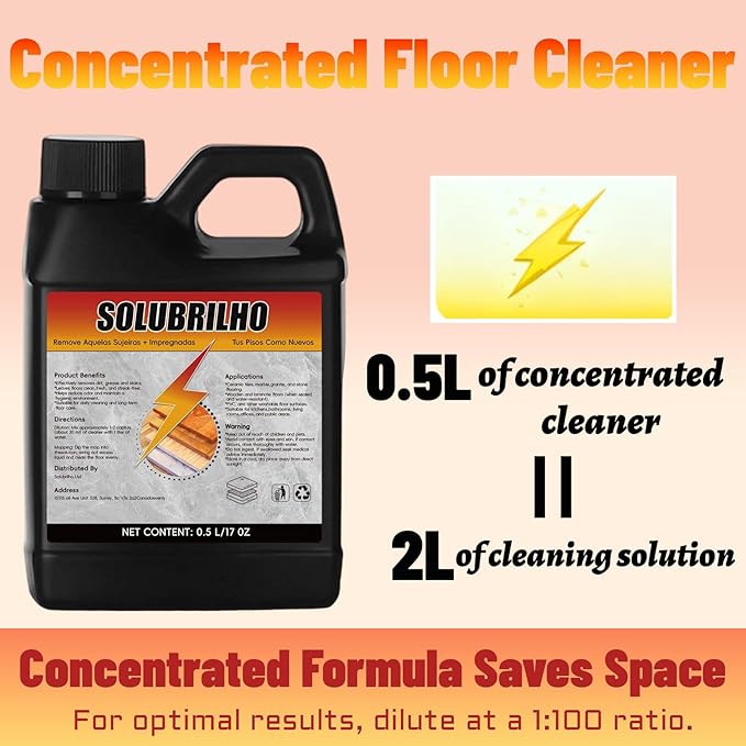 Tile Cleaner, Original Floor Cleaner, Heavy Limpa Pisos, Deep Cleaning Multipurpose Powerful Stain Removing Liquid for Floors, Bathroom Shower, Kitchen (1, 1 PCS)