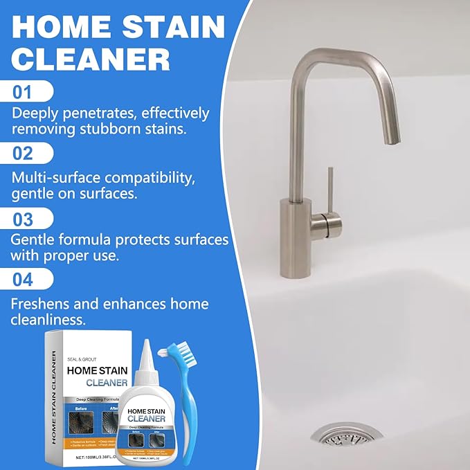 Mold stain removal gel cleaner, washing machine cleaner, washing machine, refrigerator seals, tile caulking agent, kitchen sink bathroom cleaning caulking agent suitable gel