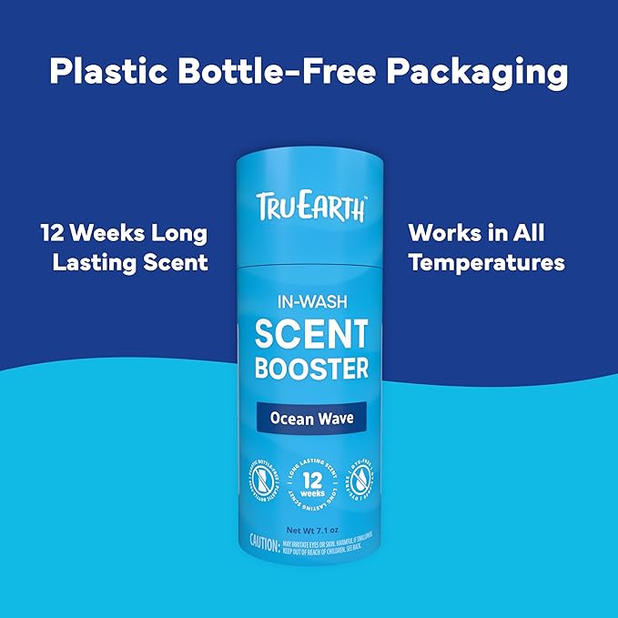 Tru Earth | Scent Booster | Ocean Wave | Odor Protection | 7.1oz