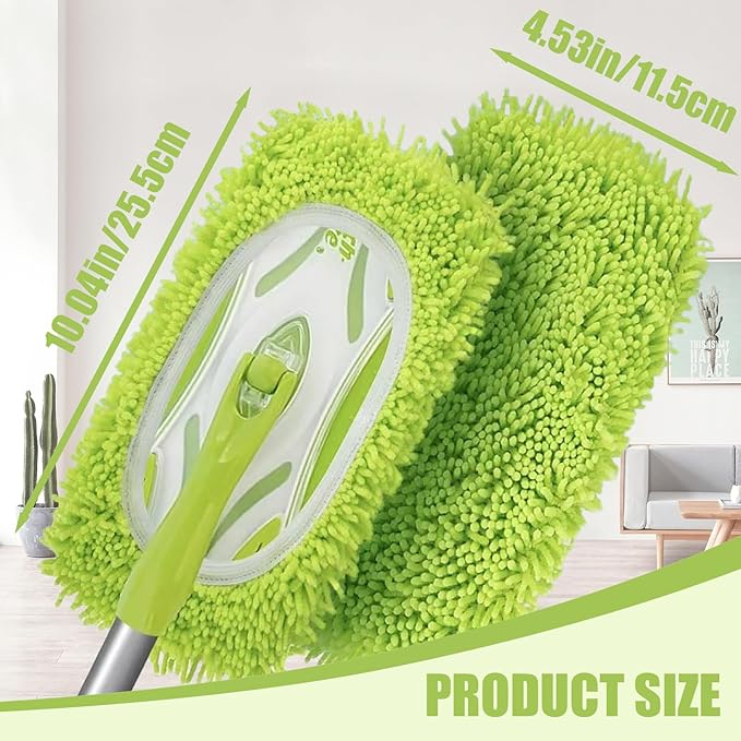 Reusable Mop Pads Refill Compatible with Swiffer Sweeper Mop, Microfiber Wet Mopping Cloths for Floor Cleaning , Ideal for Home Cleaning Washable Floor (4)