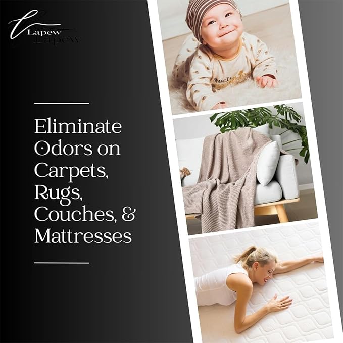 Lemon Mint Bliss Carpet Freshener Powder: Powerful Odor Eliminator for Home, Upholstery Deodorizer, Carpet Deodorizer, Pet Urine, Cat Litter Box - Lemon Mint Bliss Fragrance