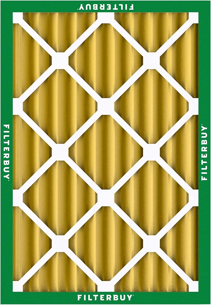Filterbuy 18x24x4 Air Filter MERV 11 (MPR 1200) Allergen Defense Replacement (4-Pack), Electrostatic Pleated HVAC AC Furnace Filters, Made in USA (Actual Size: 17.50 x 23.38 x 3.63)