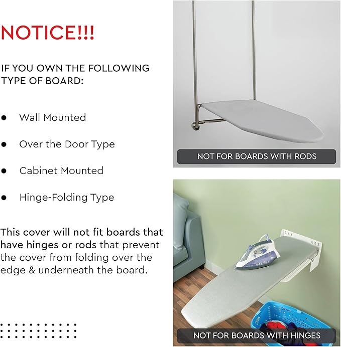 Encasa XO Ironing Board Cover and Pad 28"x12" - Thick 3mm Felt Padding, Drawstring Tightening & Lock, Easy Fit, Scorch & Stain Resistant, Fits Mini Ironing Board - Aztec