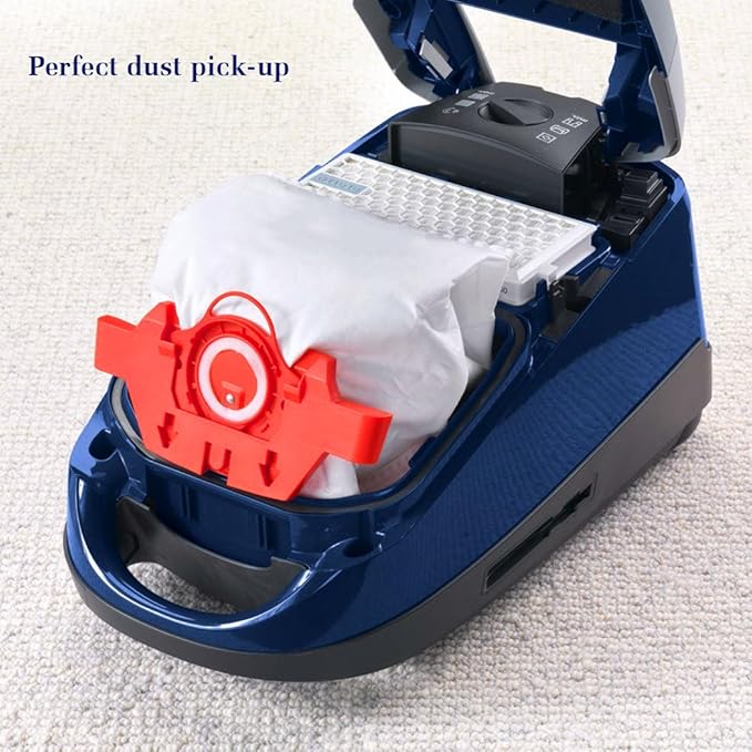20 Pack 3D Airclean Bags Replacement for Miele FJM Vacuum Compact C1 Compact C2 Complete C1 S241, S290, S300i, S500, S700, S4, S6 Series,5 Motor Protection Filters 5 Air Clean Filters