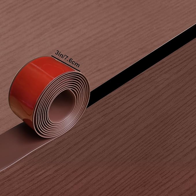 Floor Transition Strip & Self Adhesive Floor Vinyl Floor Edge Trim Laminate Floor Gap Covering Joining Strip