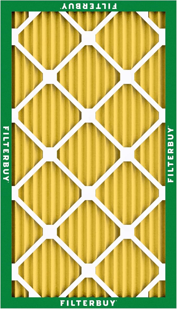 Filterbuy 10x24x1 Air Filter MERV 11 (MPR 1200) Allergen Defense Replacement (4-Pack), Electrostatic Pleated HVAC AC Furnace Filters, Made in USA (Actual Size: 9.50 x 23.50 x 0.75)