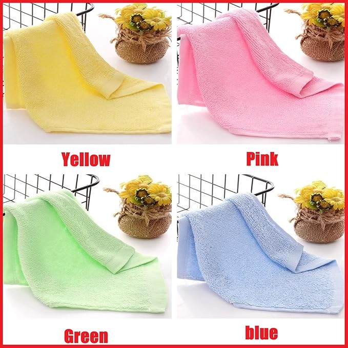Bamboo Microfiber Cleaning Cloth-8Pcs Kitchen Wash Cloths,Wood Fiber Window Glass Rags,Micro Fiber Cloth for Cleaning Suitable for Dishes,Car Towel Rag Made From Baby Washcloths Material (multicolour)