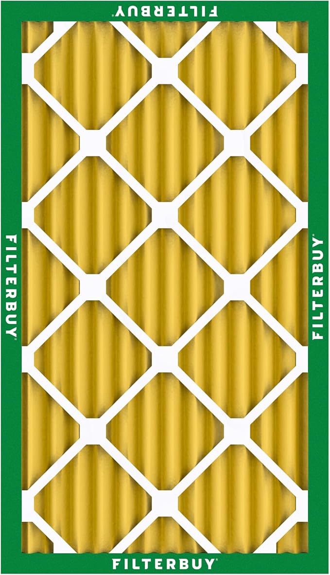 Filterbuy 14x24x2 Air Filter MERV 11 (MPR 1200) Allergen Defense Replacement (4-Pack), Electrostatic Pleated HVAC AC Furnace Filters, Made in USA (Actual Size: 13.50 x 23.50 x 1.75)