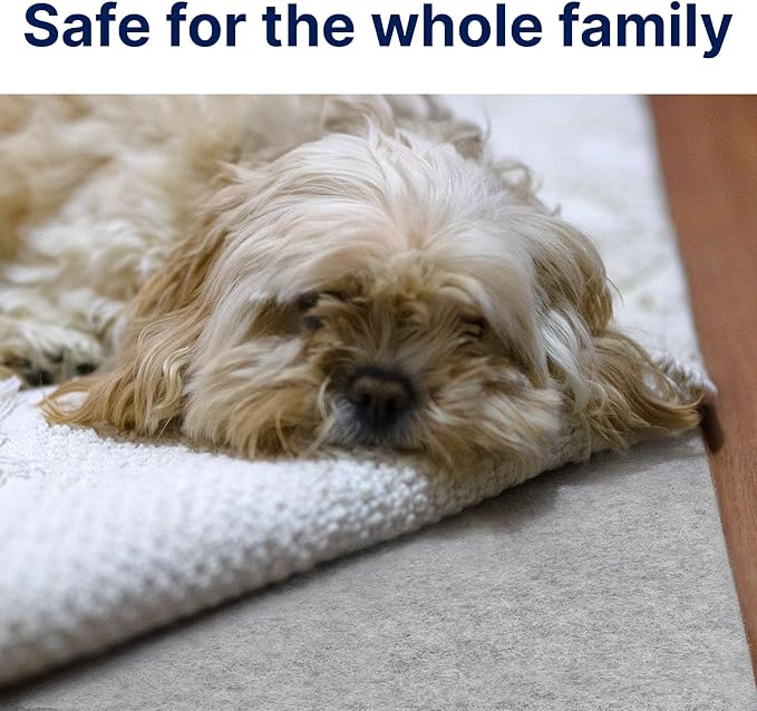 RUGPADUSA - Eco-Plush - 11'x13' - 1/4" Thick - 100% Felt - Premium Cushioned Rug Pad - Available in 3 Thicknesses, Many Custom Sizes