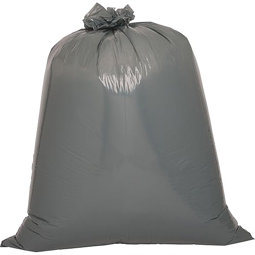 Genuine Joe GJO70341 Maximum Strength Trash Can Liner,Black, 33 Gal, 1.35 mil (Pack of 100)