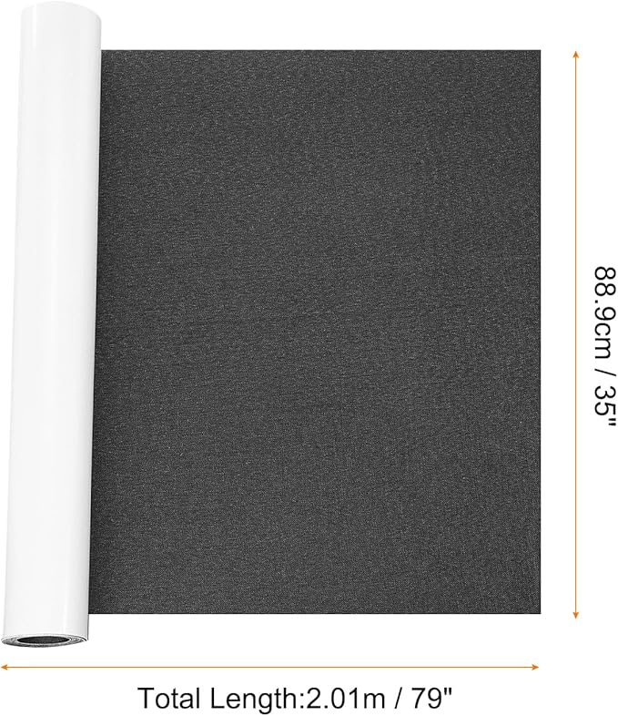 Repair Patches Repair Tape Self-Adhesive DIY Repair Patch Linen Gear Patch for Sofa, Furniture, Chair, Clothing,Tents,35x79 Inch,Black