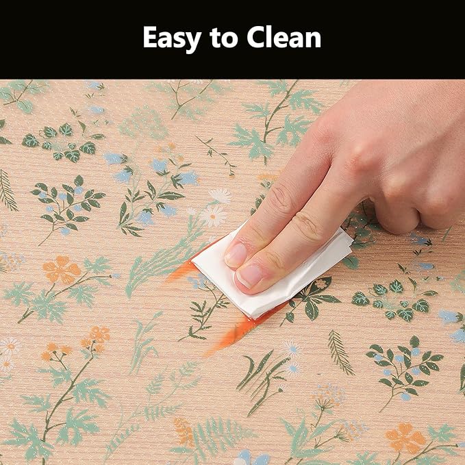 INNOLITES Shelf Liners for Kitchen Cabinets – Drawer Liner Waterproof & Oil-Proof, Non-Adhesive EVA Mat – Durable & Washable – for Shelves, Cupboard, Dresser 17.7" x 78.7"