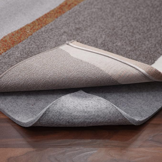Non Slip Rug Pad Gripper - 2.6x10 Feet 1/4” Extra Thick Felt Under Rug for Area Rugs and Hardwood Floors,Super Cushioned Non Skid Carpet Padding