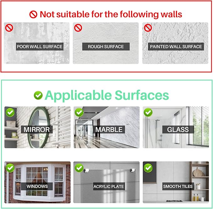 Antimbee 3 Pack Suction Cup Hooks, Clear Suction Cup Hanger, Removable Small Suction Cups for Shower, Bathroom, Glass, Door, Windows, Kitchen-Max Hanging up to 11 lbs on Smooth Surface