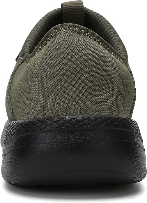 KUBUA Slippers for Men and Womens Indoor House Shoes Plush Slip on Outdoor Garden Loafers