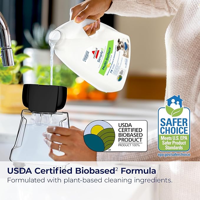 Bissell Simply Multi-Surface Formula, 80 oz, Clear, 80 Fl Oz