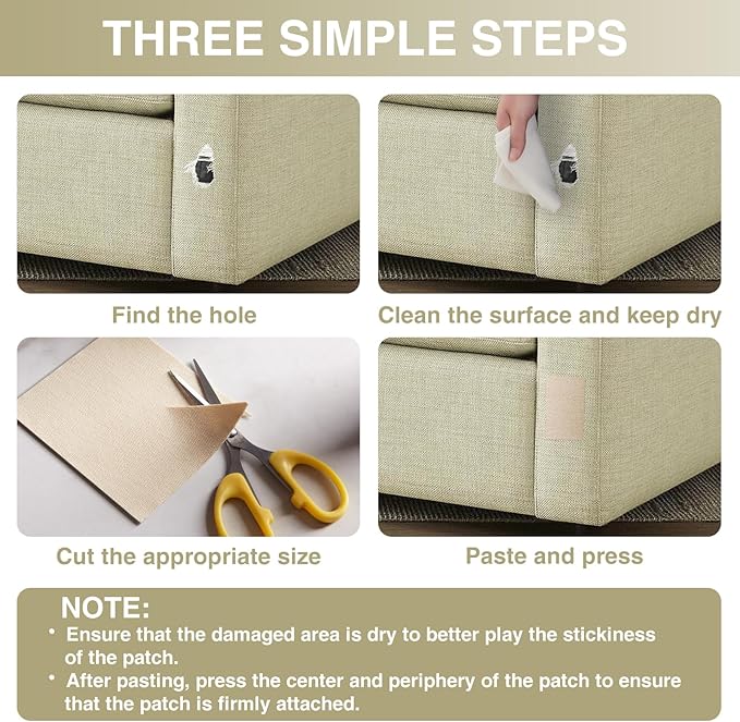 Canvas Repair Tape 4×70 Inch Waterproof Self-Adhesive Fabric Repair Patch for Repairing Boat Covers,Tents,Patio Umbrellas,Car Seats,Luggage,Sofas.(White)