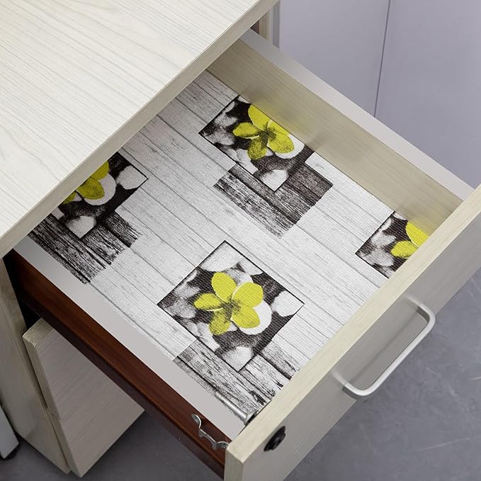 12" W x 120" L Shelf Liner Non Adhesive Purple Kitchen Drawer Liner, Waterproof Shelf Liner Durable Anti-Slip for Kitchen Cabinets