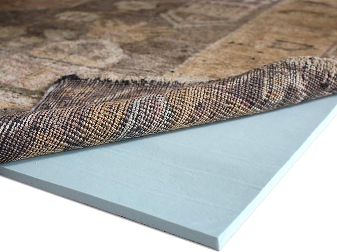 RUGPADUSA - Cloud Comfort Memory Foam - 8'x12' - 7/16" Thick - Luxurious Cushioned Rug Pad - Water Resistant